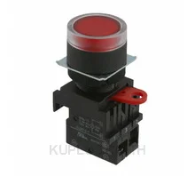 สวิตช์ปุ่มกด/ไพลอตแลมป์ OMRON A22L-GR-24A-10M SPST-NO 110 V 10 A