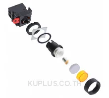 สวิตช์ปุ่มกด/ไพลอตแลมป์ OMRON A22L-TY-24A-10M SPST-NO 110 V 10 A