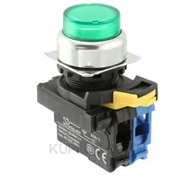 สวิตช์ปุ่มกด/ไพลอตแลมป์ OMRON A22NL-RPM-TGA-G102-GC DPST-NO 120 V 10 A