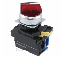 ซีเล็คเตอร์สวิตช์ OMRON A22NW-2RL-TRA-G100-RA SPST-NO 10 A