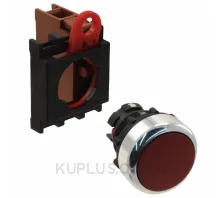 สวิตช์ปุ่มกด/ไพลอตแลมป์ OMRON A22R-FR-01M SPST-NC 120 V 10 A