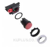 สวิตช์ปุ่มกด/ไพลอตแลมป์ OMRON A22R-FR-10M SPST-NO 120 V 10 A