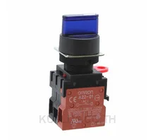 ซีเล็คเตอร์สวิตช์ OMRON A22W-3AA-24A-11 DPST 110 V 10 A