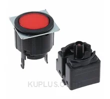 สวิตช์ปุ่มกด/ไพลอตแลมป์ OMRON A3UL-TBR-1A2C-M DPDT 30 V 0.1 A