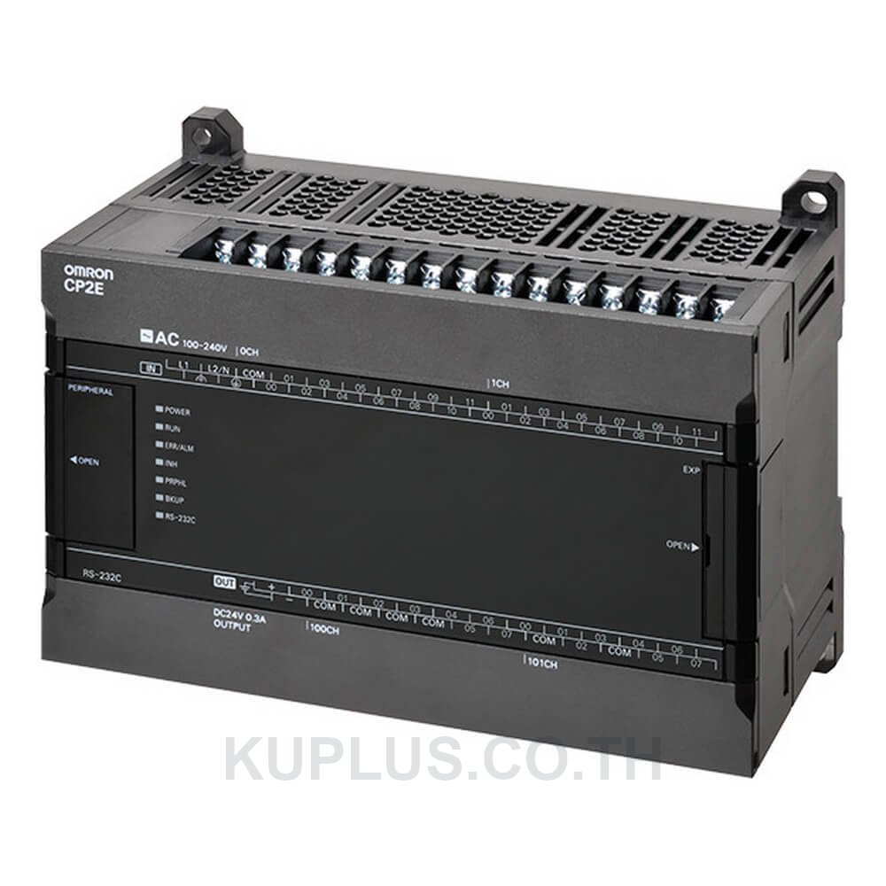 Controllers CP2E CPU,RS-232,24 TTL Inputs ,16 Relay Outputs, AC Power