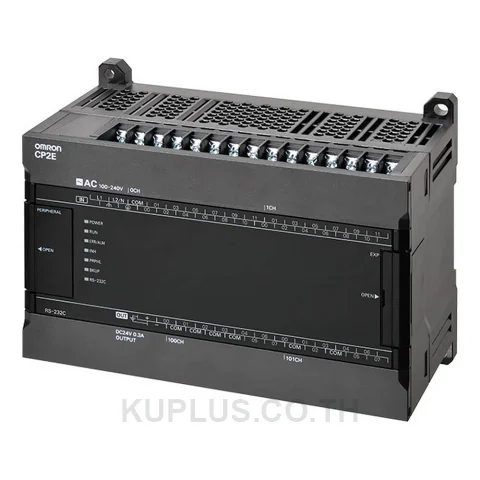Controllers CP2E CPU,RS-232,24 TTL Inputs ,16 Relay Outputs, AC Power