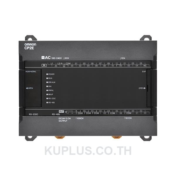 CP2E-S30DT-D, Controllers CP2E CPU,RS-232, RS-485 ,18 TTL Inputs 12, Outputs TTL sinking, 3 expansion, DC Power