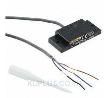 Proximity sensor, capacitive, flat, unshielded, 10 mm, DC, 3-wire, NPN-NO, 2 m cable