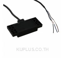 Proximity sensor, capacitive, flat, unshielded, 10mm, DC, 3-wire, NPN-NO, 2m cable
