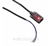 Photoelectric sensor, background suppression, 1-30mm, DC, 3-wire, NPN, light-on, flat, 2m cable (requires bracket)