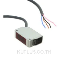 Omron Retro-reflective Photoelectric Sensor 10   150 mm Detection Range PNP IP69K Block Style E3ZM-LS82H 2M
