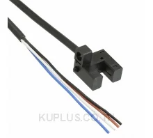 Photo micro sensor, slot type, NPN, 1 m robotic cable