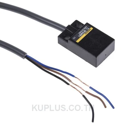 Proximity sensor, inductive, non-shielded, 5mm, DC, 3-wire, PNP-NO, 2m cable