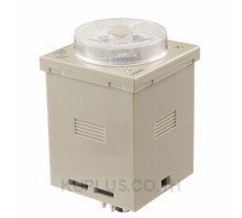 Timer, plug-in, 11-pin, 1/16DIN (48 x 48 mm),voltage input, multifunction, 0.05s-300h, DPDT, 5 A