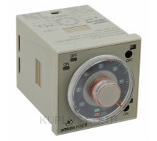 Timer, plug-in, 11-pin, 1/16DIN (48 x 48 mm), twin on & off-delay, flicker OFF start, 0.05s-300h, DPDT, 5A, 24-48VAC, 12-48VDC