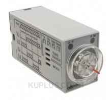 Timer, plug-in, 8-pin, multifunction, 0.1min to 10h long time range model, DPDT, 24 VDC supply voltage