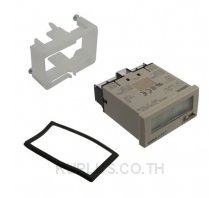 Time counter, 1/32DIN (48 x 24 mm), self-powered, LCD, 7-digit, 999999.9h / 3999d23.9h, VAC/DC input, grey case