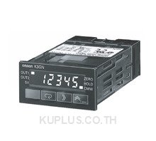 Digital panel meter, DIN 48x24 mm, DC voltage/current + PNP input, 2x relay outputs, includes color display function, without data transmission output