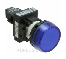 ไพลอตแลมป์/ไฟแสดงสถานะ OMRON M22N-BC-TAA-AE 230 V AC น้ำเงิน