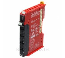 4 Digital Safety Outputs, PNP 24 VDC, 0.5 A/point, 2.0 A/NX Unit, screwless push-in connector, 12 mm wide