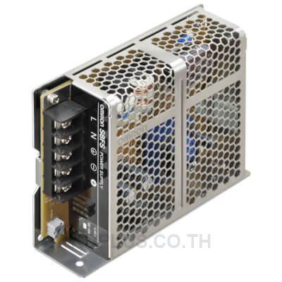 Covered type, 100 to 240 VAC, Power rating 50 W, Output: 24 V, Terminal block facing upward (Screw terminal), Harmonic current emissions