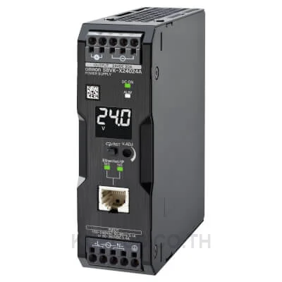 Case model, Coationg, Input: 100 to 240 VAC, Power rating 240 W, Output: 24 VDC, Terminal blocks (Push-In Plus Terminal Block), Communications: Yes (EtherNet/IP, Modbus TCP), Total run time monitor output, Parallel operation, Harmonic current emissions