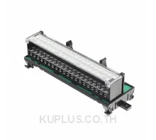 DIN-rail mounting terminal block, MIL40 socket, M3 screws, 40 points, general-purpose