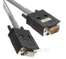 Cable, RS-232C, for programming PLC or HMI 9-pin port from PC 9-pin port, 2 m