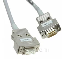 Cable, RS-232C, for programming PLC or HMI 9-pin port from PC 9-pin port, 2 m