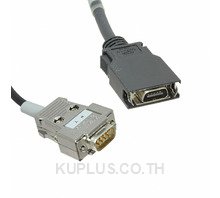 PT-to-PLC Connecting Cable, PT connection: 9 pins, PLC peripheral port, 5 m
