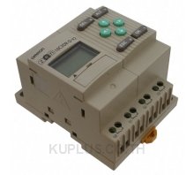 Programmable relay, 24 VDC supply, 6x 100-240 VAC inputs (2 of which can be 0-10 V analog inputs), 4x relay outputs 5 A, RTC, LCD display, expandable