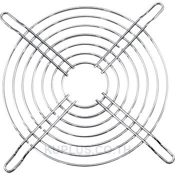 Fan Finger Guard, Panasonic ASFN9 Series DC/ASEN9 Series AC Axial Fans, 92 mm, 71.4 mm, Steel