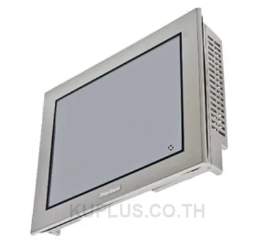 12.1-inch TFT, 65,536 colors, SVGA 800 x 600 pixels, Analog Touch Panel, Ethernet I/F, COM I/F x 2, USB A/mini-B I/F x 1 each, SD Card I/F, AC100-240V