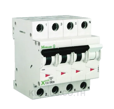 EATON PLS6-C63/3N, MCB 3P+N 63A 6kA Type C