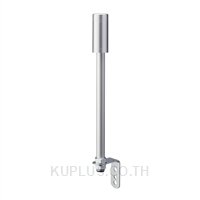   LR4-02LJNU40mm UL CE IP65 DC 24V, Base Unit, Pole Mount with L Bracket and Cable, No Flashing/Buzzer, Silver  