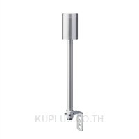   LR6-02LJNU60mm UL CE DC 24V, Base Unit, Pole Mount with L Bracket and Cable, No Flashing/Buzzer, Silver  