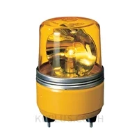   SKH-24EA-Y+FA001100mm rotating beacon, incandescent bulb, DC24V, painted metal base, Amber  