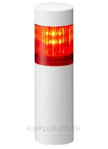 LR LED Pre-Configured Beacon Tower, 1 Light Elements, Red, 24 V dc