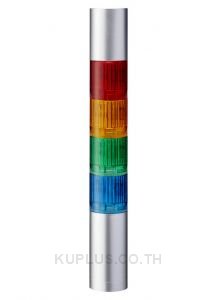 LR LED Pre-Configured Beacon Tower With Buzzer, 4 Light Elements, 24 V dc
