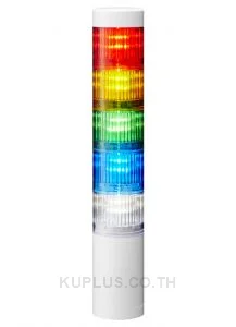 LR5-502WJNW-RYGBC, ไฟสัญญาณเตือนแบบ 5 ชั้น ขนาด 50mm สีแดง เหลือง เขียว น้ำเงิน ขาว