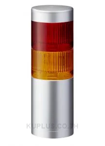 LR LED Pre-Configured Beacon Tower, 2 Light Elements, Red/Yellow, 24 V dc