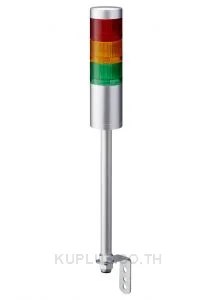 LR LED Pre-Configured Beacon Tower, 3 Light Elements, Red/Yellow/Green, 24 V dc