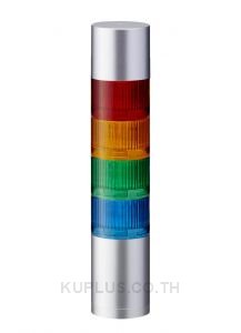 LR LED Pre-Configured Beacon Tower With Buzzer, 4 Light Elements, 24 V dc