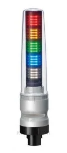 Tower Light Ø70mm, RYG, Gray, Steady/Flash/Alarm,