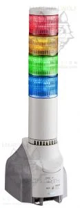Tower Light, Ø60mm, 4 Tier, Network Monitor,