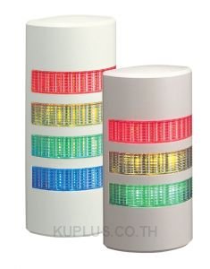 WEP LED Beacon Tower with Buzzer, 4 Light Elements, Red/Green/Amber/Blue, 24 V ac/dc