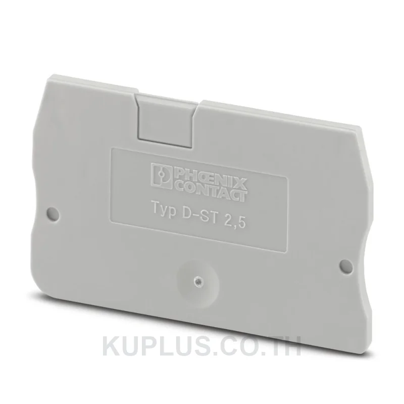 Phoenix Contact D-ST 2,5 End cover (3030417), Gray, Width 2.2 mm