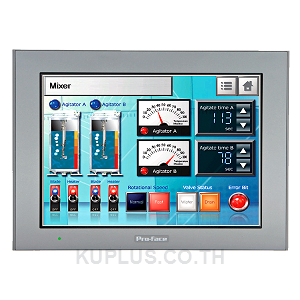 10.4-inch TFT, 65,536 colors, VGA 640 x 480 pixels, Analog Touch Panel, Ethernet I/F, COM I/F x 2, USB  A/mini-B I/F x 1 each, SD Card I/F, DC24V