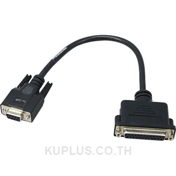Connects a standard RS-422 cable  D-sub 25-pin socket  to the GP unit  D-sub 9 pin plug .