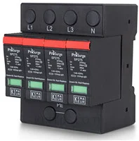 Type 2  protective devices (SPDs)  designed to protect three phase system